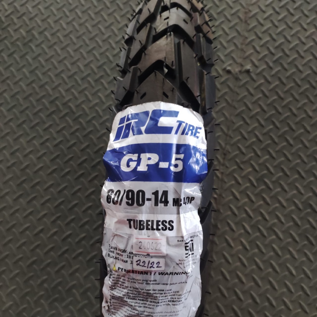 Ban matic tubeless IRC GP5 80 90 14 GP 5 beat mio vario genio