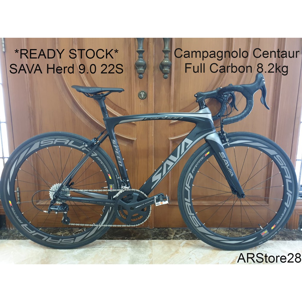 Sepeda Balap/Road Bike SAVA HERD9.0 KarbonFiber Campagnolo Centaur 22S