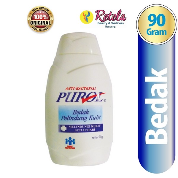 ( ISI 2 ) 100% Original - Purol Talc Medicated 90Gr / Bedak Purol / Bedak