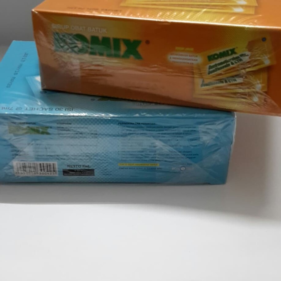 

Komix OBH, Peppermint, Jeruk Nipis, Jahe Sachet (1box isi 30 sachet)