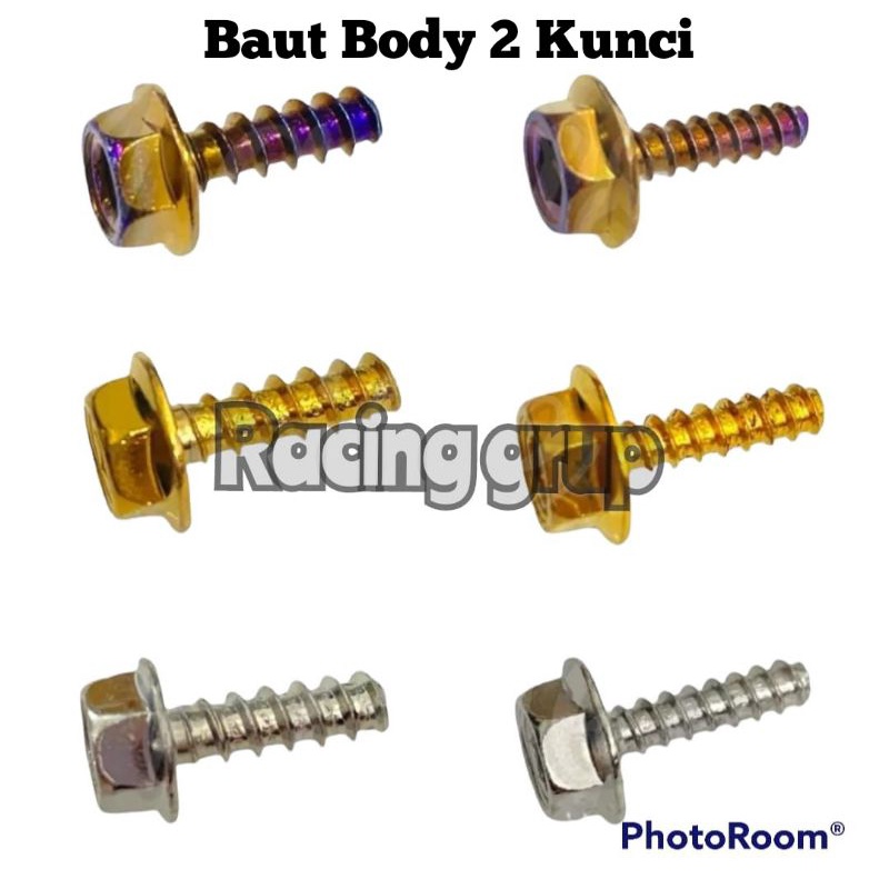 TERMURAH Baut probolt body motor model 2kunci