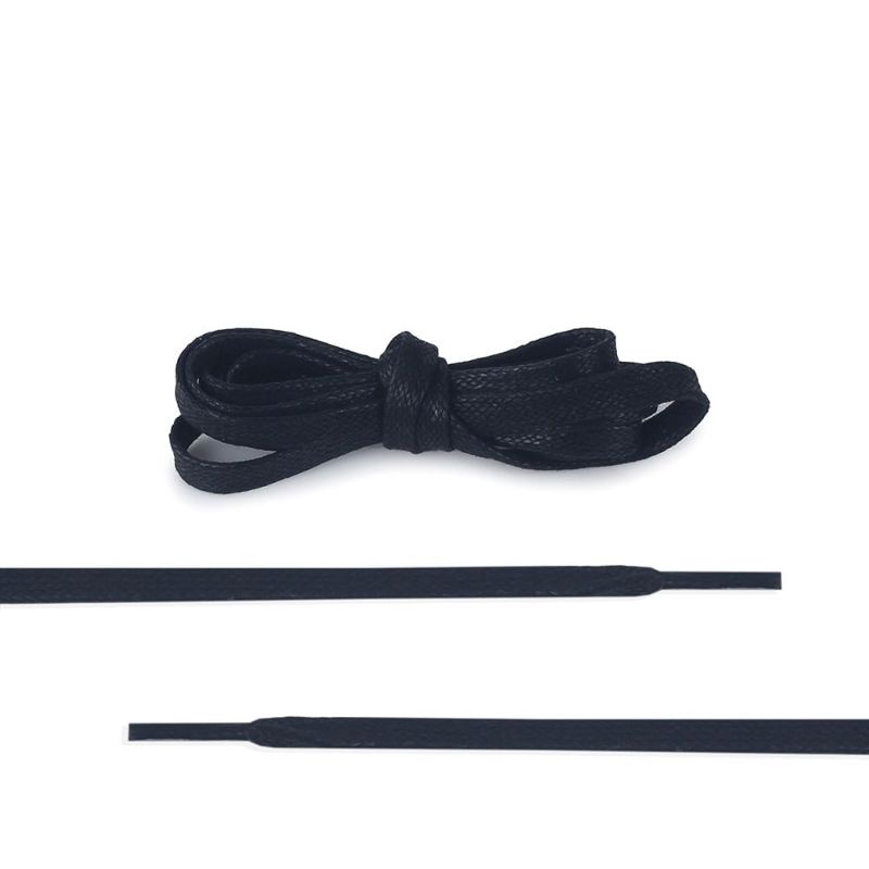 Tali Sepatu Sneakers Gepeng Pipih Lilin Waxed Mengkilap Terbaru | Premium Material | Tahan Air Anti Bulu