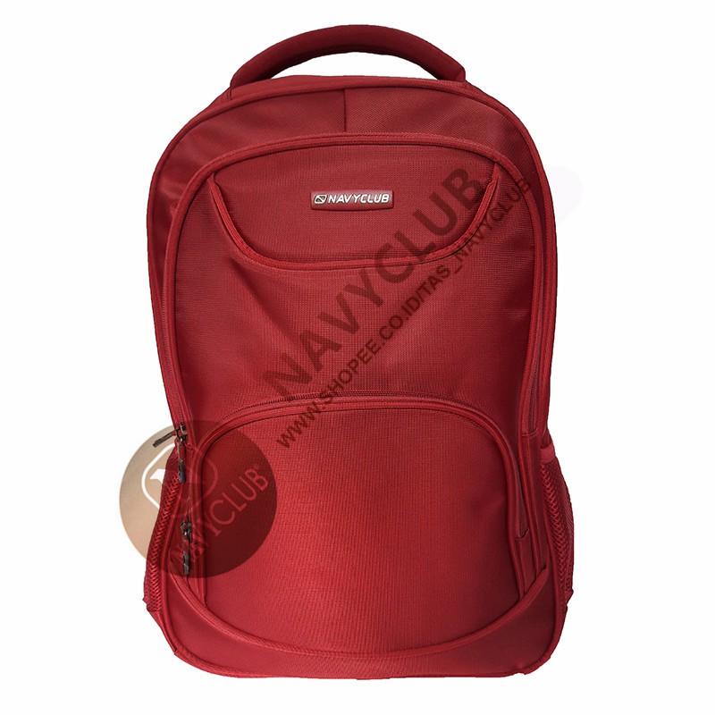 Tas Ransel Travel / Laptop/Outdoor Navy Club 8297 Red