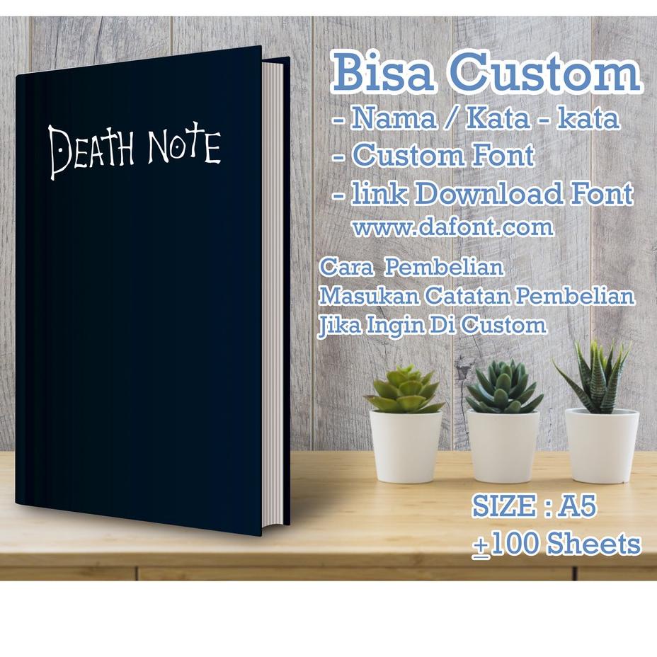 

[PROMO LQF36] Notebook Custom_DEATH NOTE_A5_GRID#DOTTED#LINE#POLOS Diskon