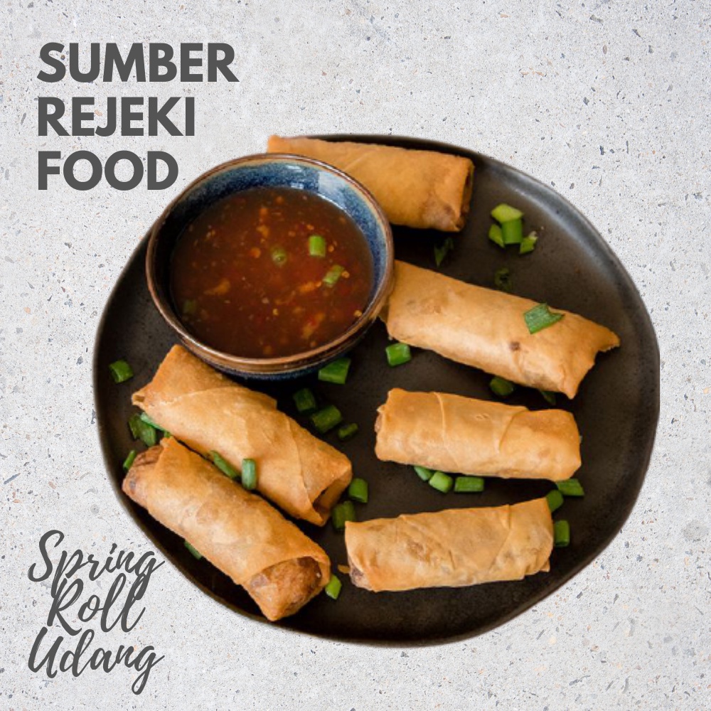 

SPRING ROLL UDANG ISI 25 - 100 PCS DIMSUM FROZEN BEST PREMIUM PRODUK - SUMBERREJEKIFOOD