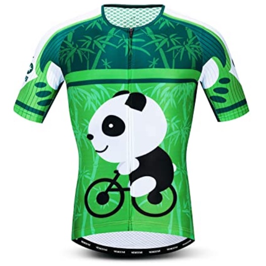 baju baju sepeda jersey roadbike roadbike pria wanita sepeda beruang hijau lengan pendek sepeda meta