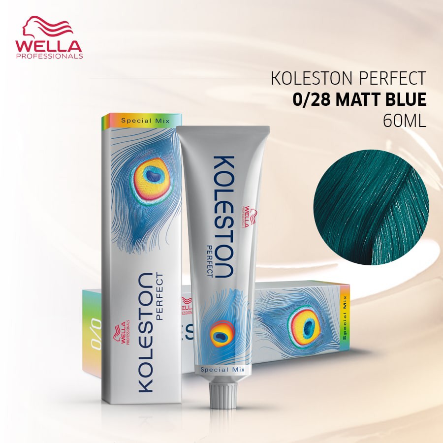Wella Professionals Koleston Perfect 0/28 Matt Blue 60 mL  / Hair Color / Pewarna Rambut