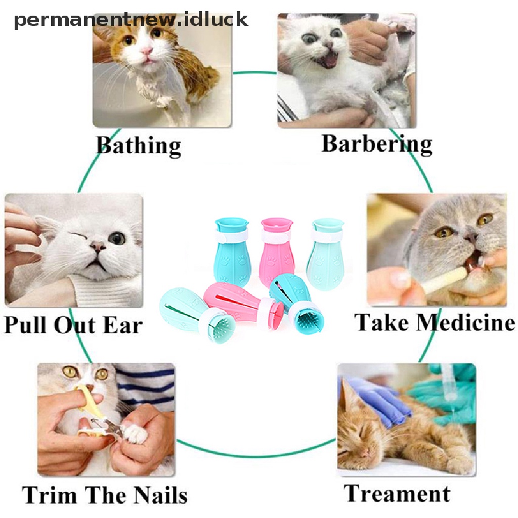 Cover Pelindung Kuku Kaki Kucing Anti Besar Untuk Mandi