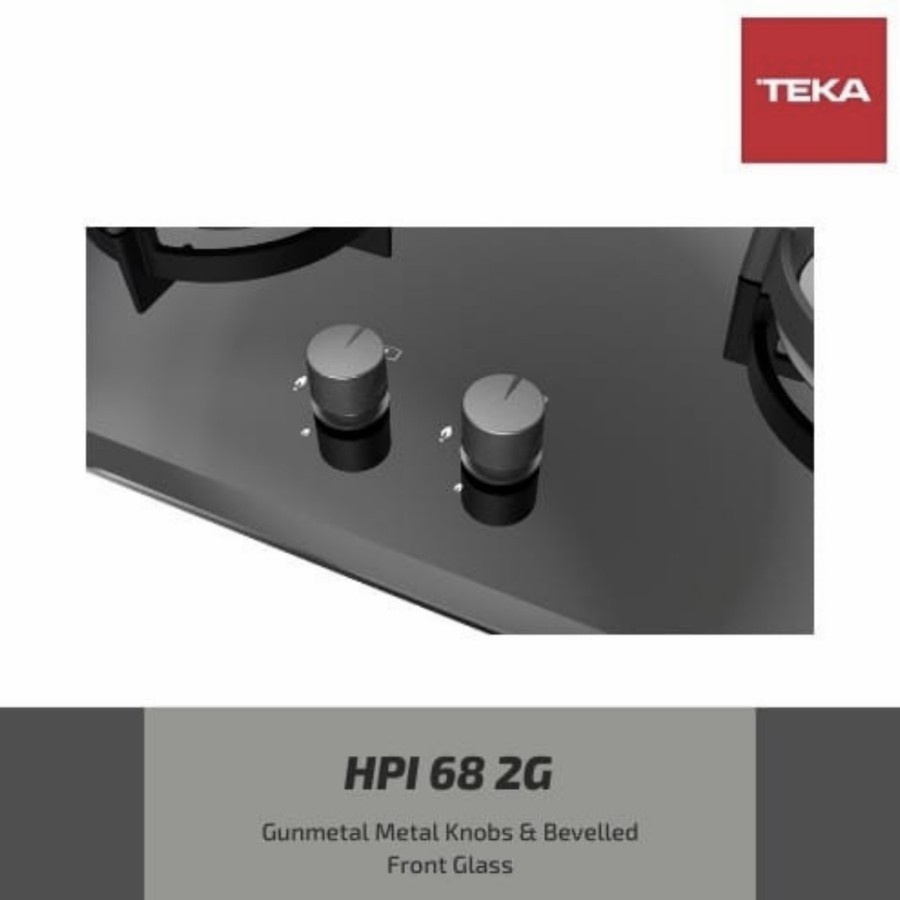 TEKA HPI 68 2G AI.AL Kompor Tanam 2 Tungku