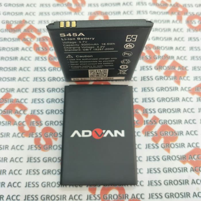 Baterai Battery Origianal Double Power ADVAN Vandroid S45A , S45C Star