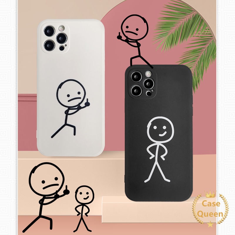Casing Soft Case Silikon Motif Kartun Untuk iPhone 7 / 8plus / 6 / 6s / 13 / 11 / 12 pro Max / X / XR / XS Max