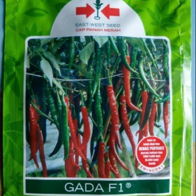 (KEMASAN PABRIK)  Benih Bibit Cabe Merah Besar GADA F1 1500 Biji