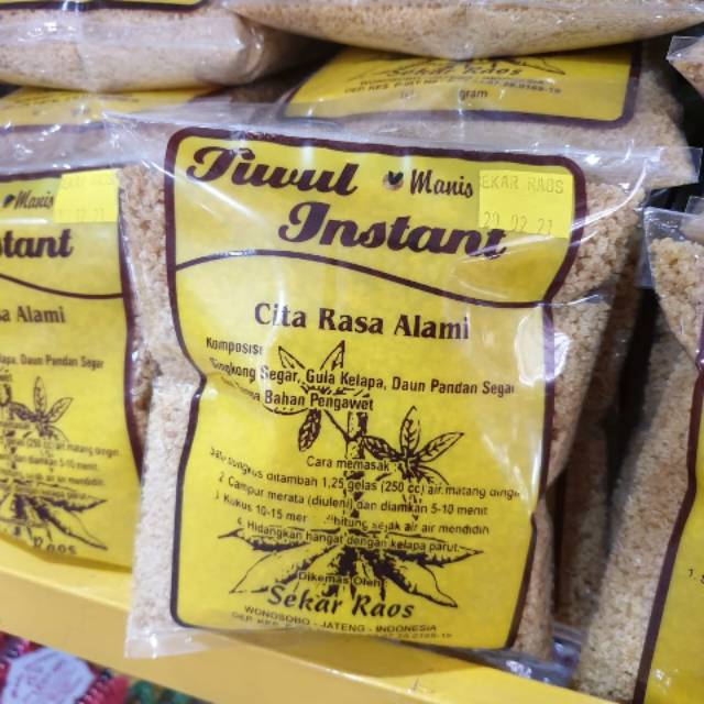 

Tiwul Instan Makanan Khas Tradisional