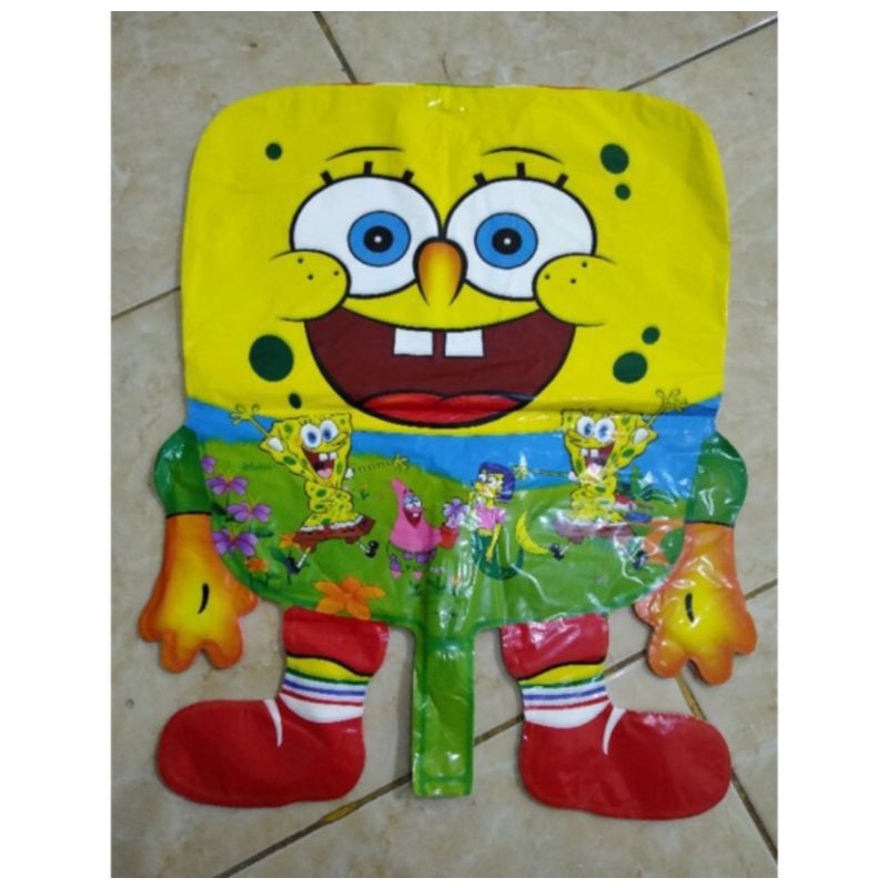 Spongebob  BALON GAS, BISA TERBANG (BALON KARAKTER BALON FOIL)