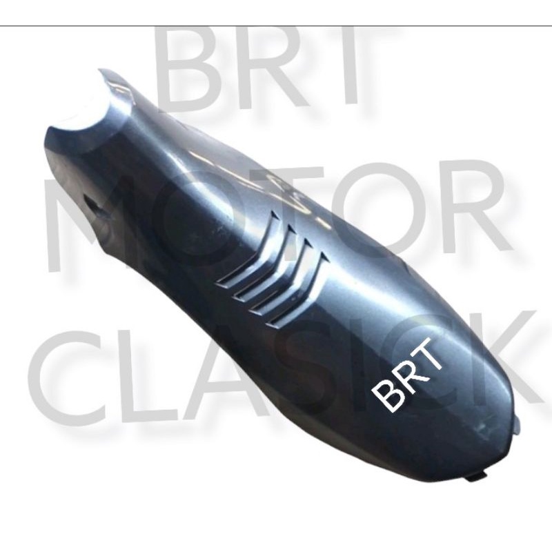 Cover Body tengah / Legshield tengah satria fu 150 lama barong warna abu-abu