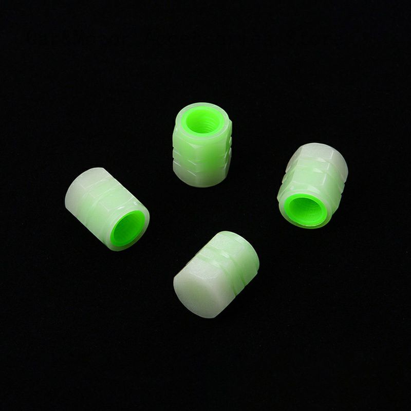 Tutup Pentil Nyala Sepeda Motor &amp; Mobil Glow In The Dark LUMINOUS Neon