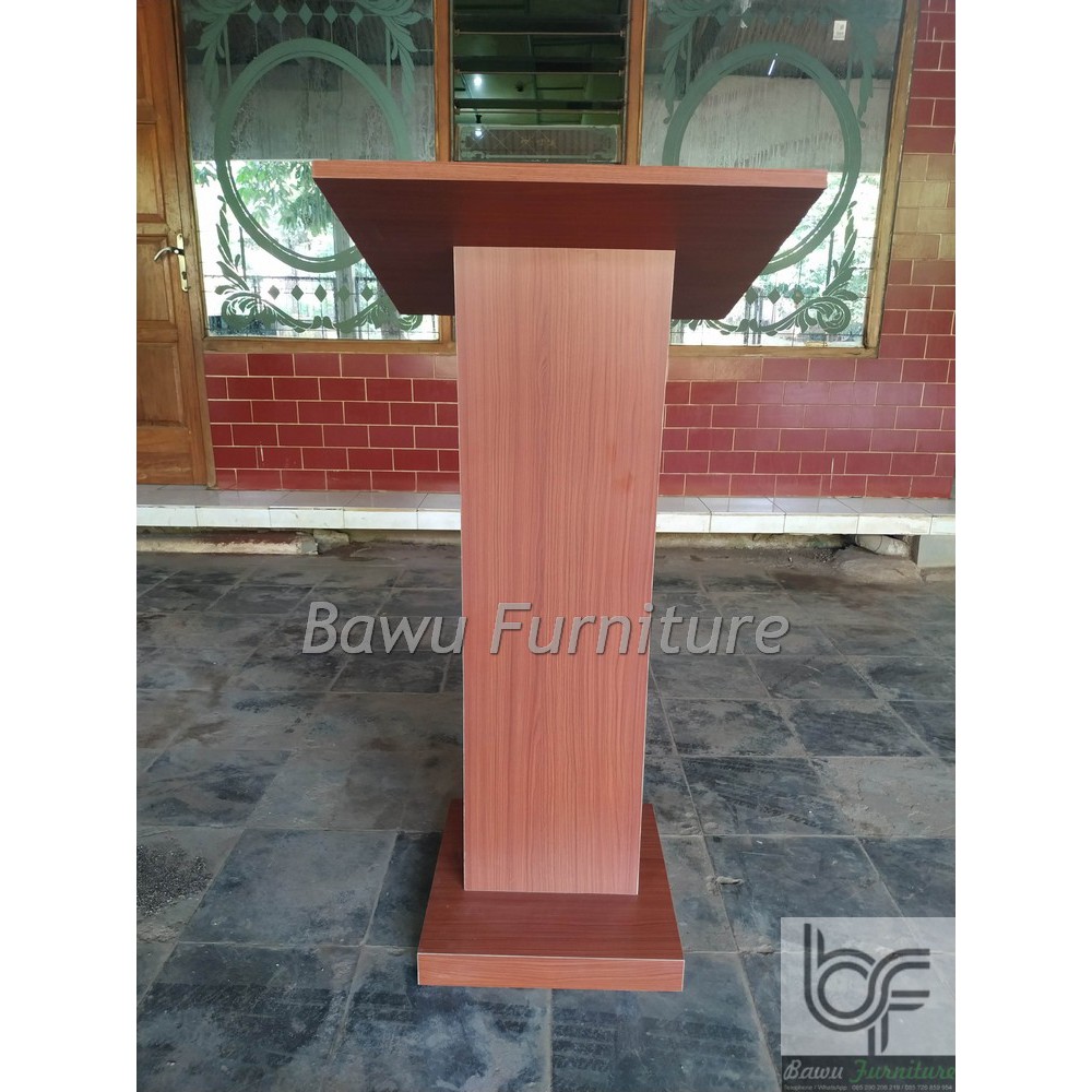 Best Seller Podium HPL Minimalis Untuk Ceramah Siap Kirim | Mimbar Masjid Minimalis HPL Sederhana