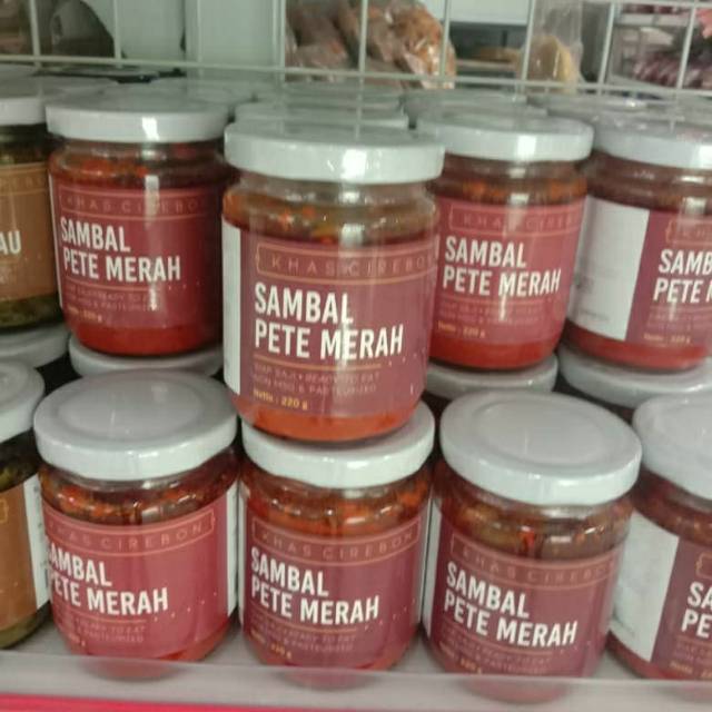 

Sambel pete merah khas cirebon