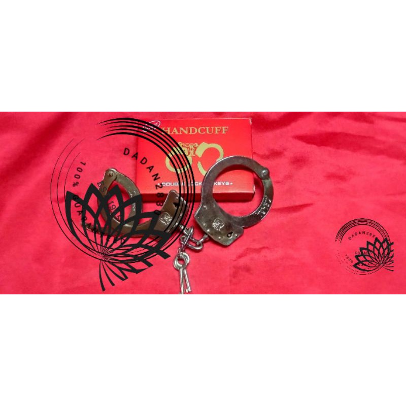 Borgol Besi Asli Satpam Polisi Security Kunci Baja Kuat Awet