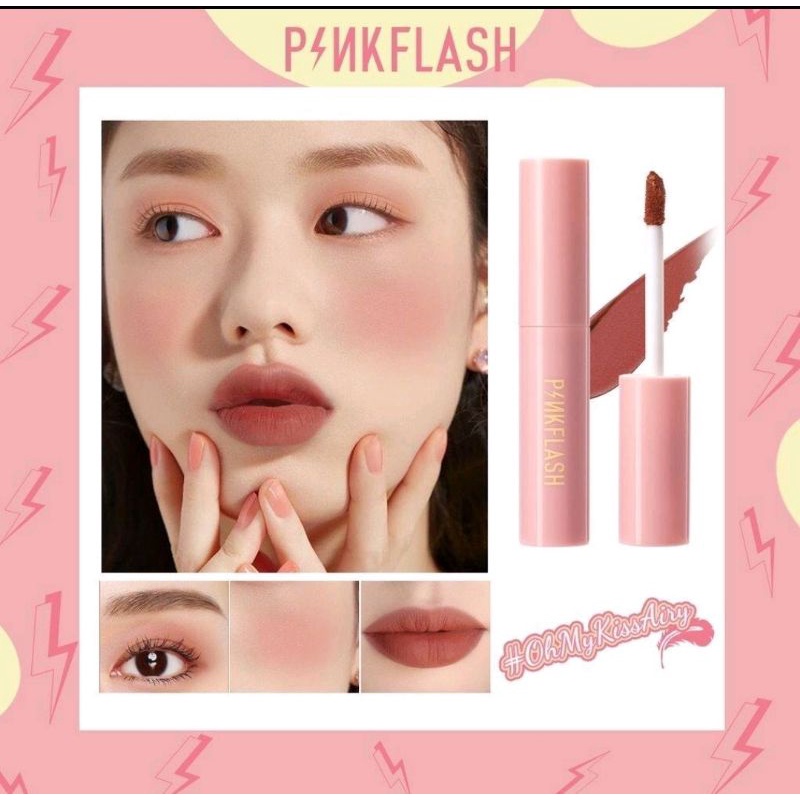 [BPOM] PINKFLASH Lip &amp; Cheek Duo Matte Tint | Pink Flash