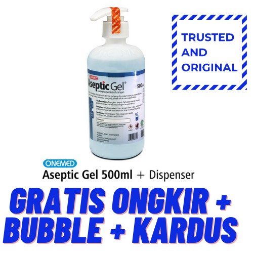 HAND SANITIZER GEL PLUS ASEPTIC GEL PLUS ONEMED 500 ML