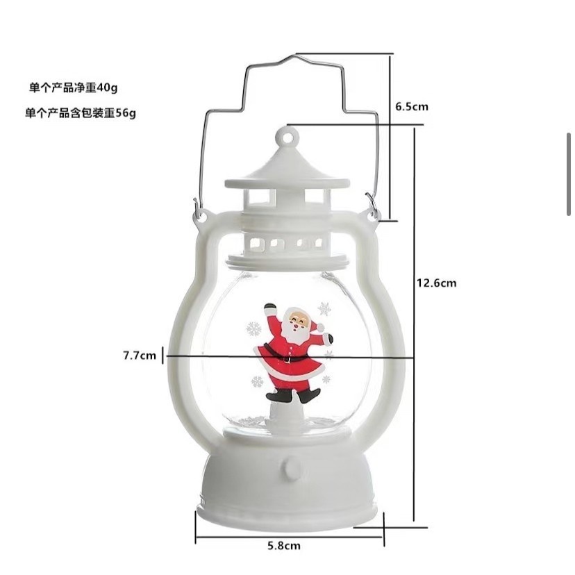 Lampu Lilin Petromax Natal Dekor Natal Murah Souvenir Christmas Grosir