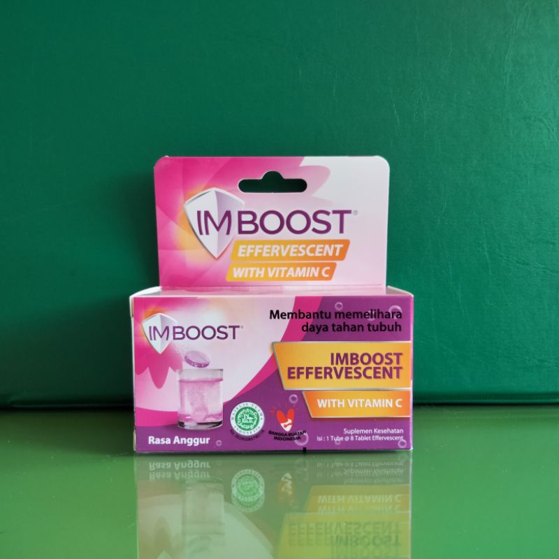 

Imboost Effervescent rasa anggur/multivitamin/daya tahan tubuh