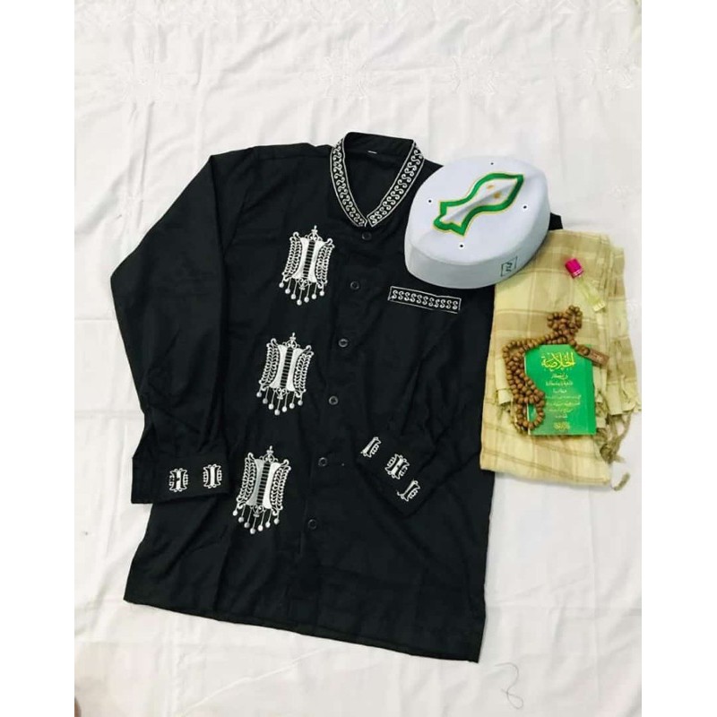 baju koko bordir pintu aceh