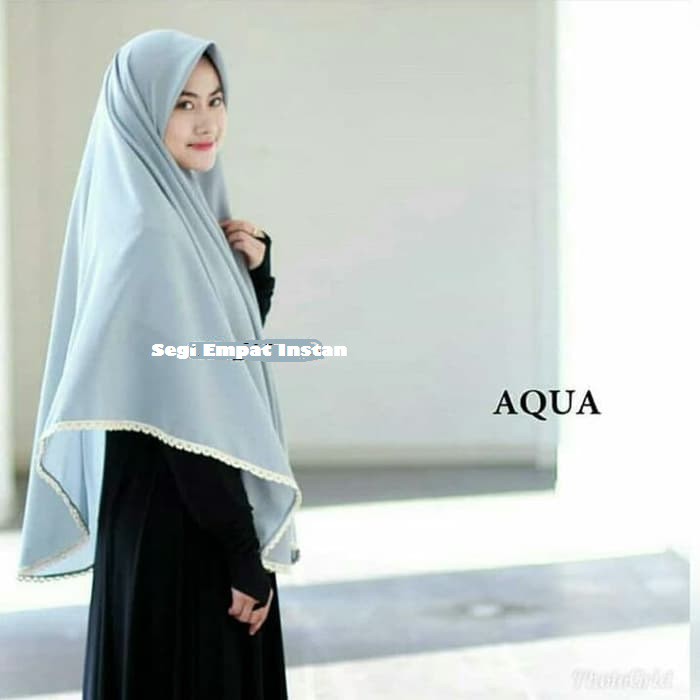 Jilbab Hijab Khimar Instan Raine Renda Jumbo Syari Bahan Diamond Premium 150x150-7