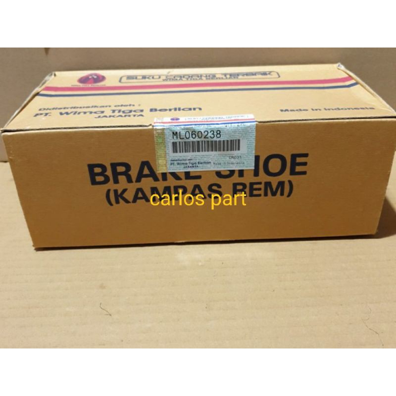 brake shoe/kampas rem engkel ps100 ps110 belakang original