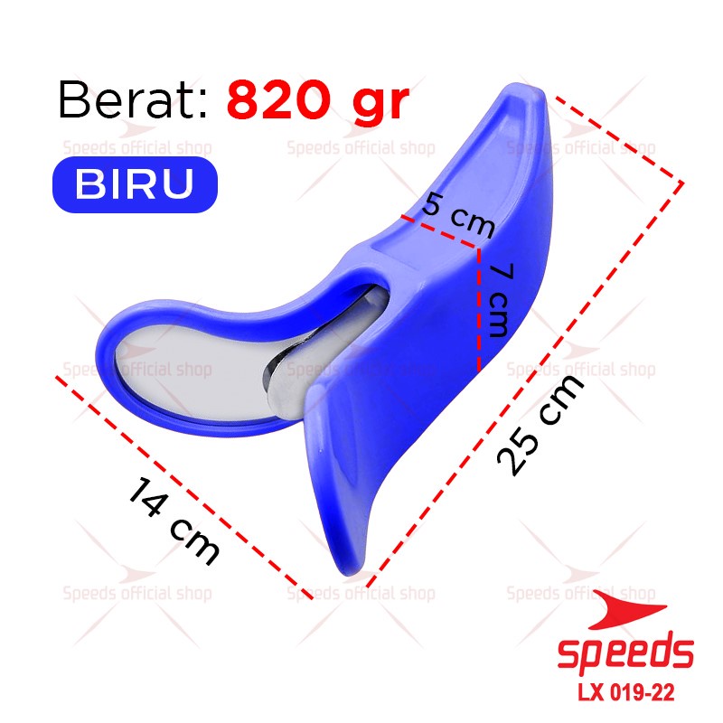 SPEEDS Alat Olahraga Yoga Paha dan Kaki Alat Senam Kegel Leg Trainer Thigh Master 019-23-019-22 BIRU