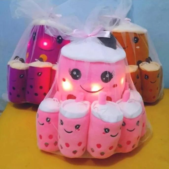 boneka boba led beranak 5 induk