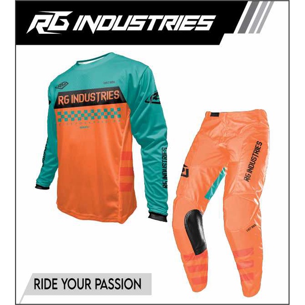Rg Industries Jersey Set Trail Motocross Gearset Rg Industries Premium