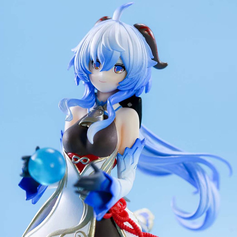 Action Figure Game Genshin Impact Ganyu Plenilune Gaze Ver Ukuran 23CM Skala 1 / 7 Untuk Koleksi