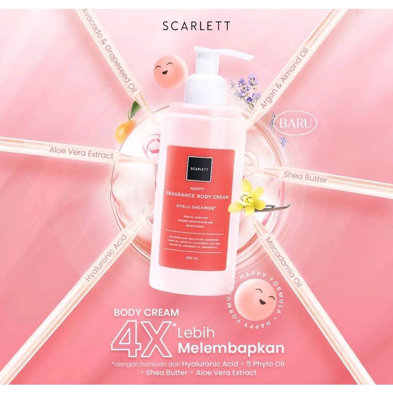 Paket Combo Scarlett happy 5in1 series | scarlett whitening