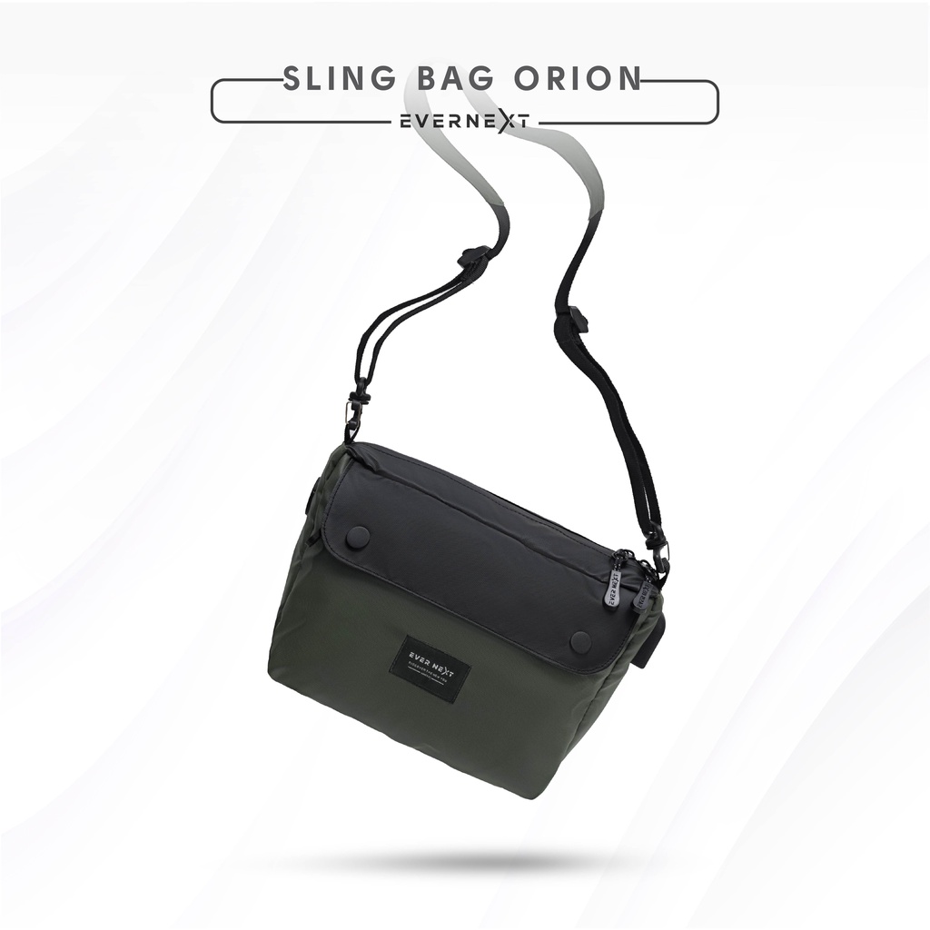 Tas Selempang Pria Waterproof Waist Bag Hezel Pria Anti Air Anti Sobek Orion Murah