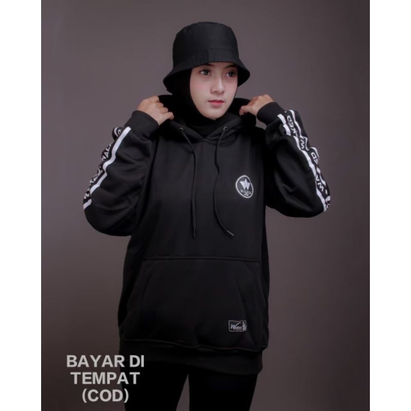 switer hoodie reglan lis sablon - switer hoodie- switer hoodie unisex cowo cewe