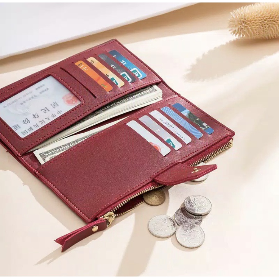 DOMPET WANITA 100% PREMIUM PANJANG TIPIS AC3 / W003 BANYAK SLOT