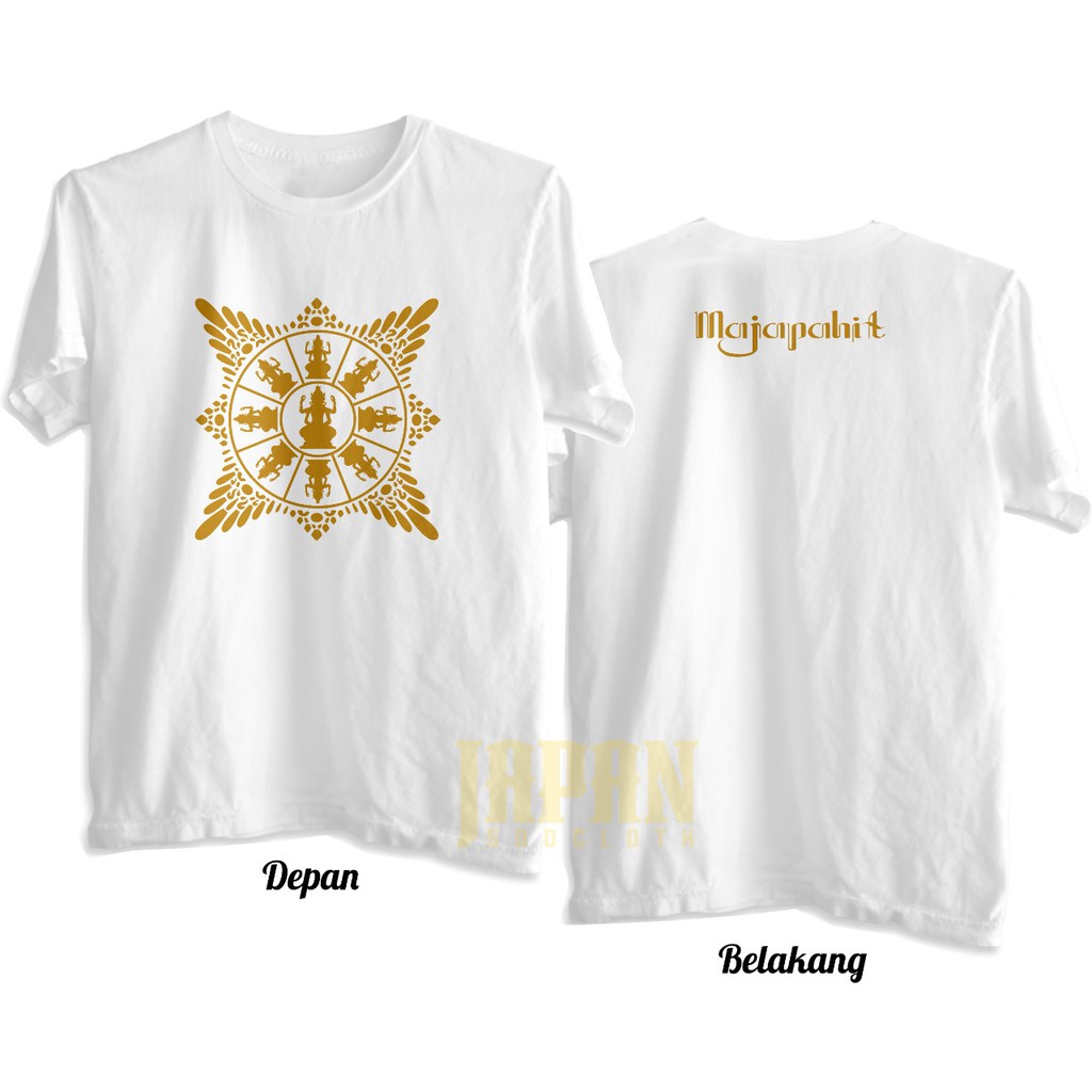Kaos Distro Surya Majapahit Gold - Kaos Pria Wanita - MURAH