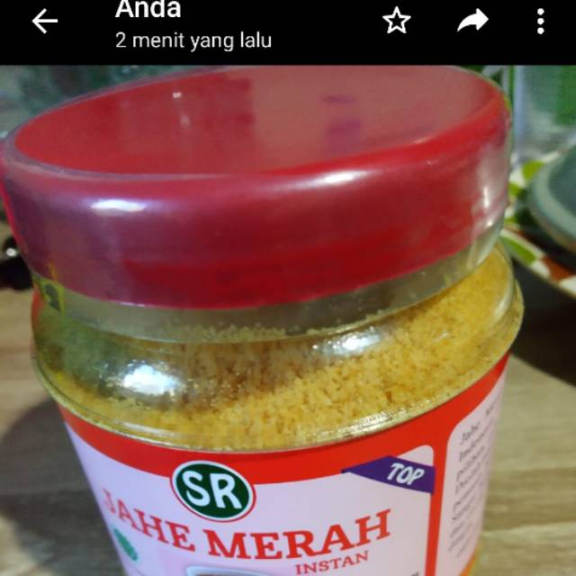 

Jahe merah sr