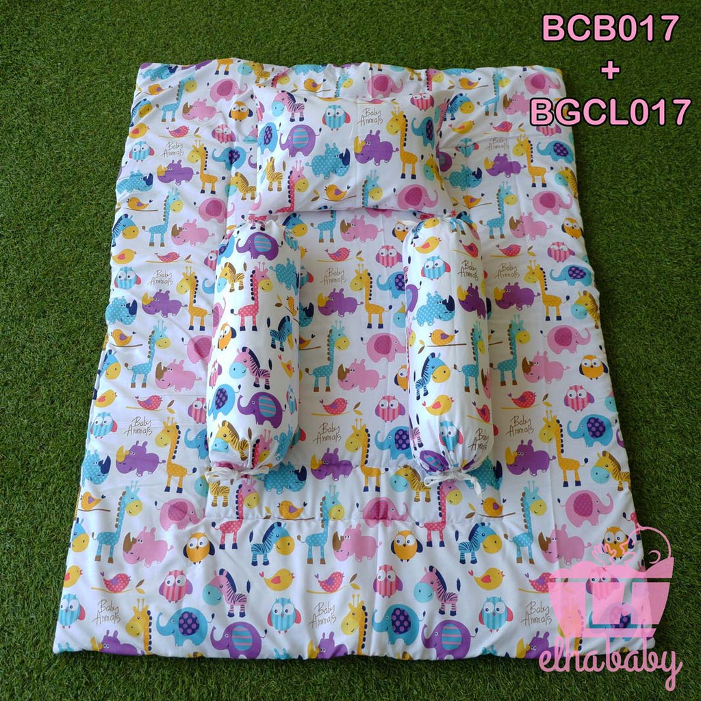 Elhababy bed cover bedcover bayi set motif murah selimut premium matras kasur  bayi karakter