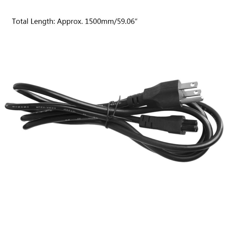 Btsg 1.5M AC Power Cord C5 Power Extension Cable Adapter Untuk Notebook Laptop PC Compu