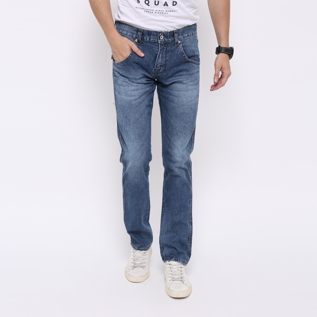 Edwin Celana Jeans 508-12-33 Slim Fit Pria Panjang Medium