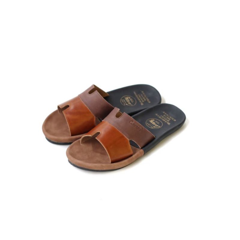 CEVANY COMBI | Sandal Pria Selop Cevany Combi 100% Kulit Asli