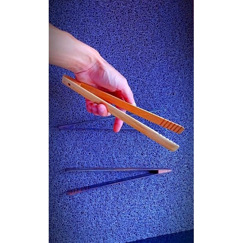 Pencapit Kue / Capitan Gorengan Bahan Kayu