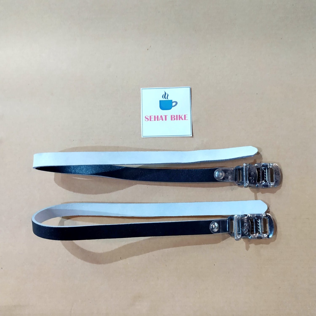 Tali Sepeda Toe Strap Cleat Fixie Black
