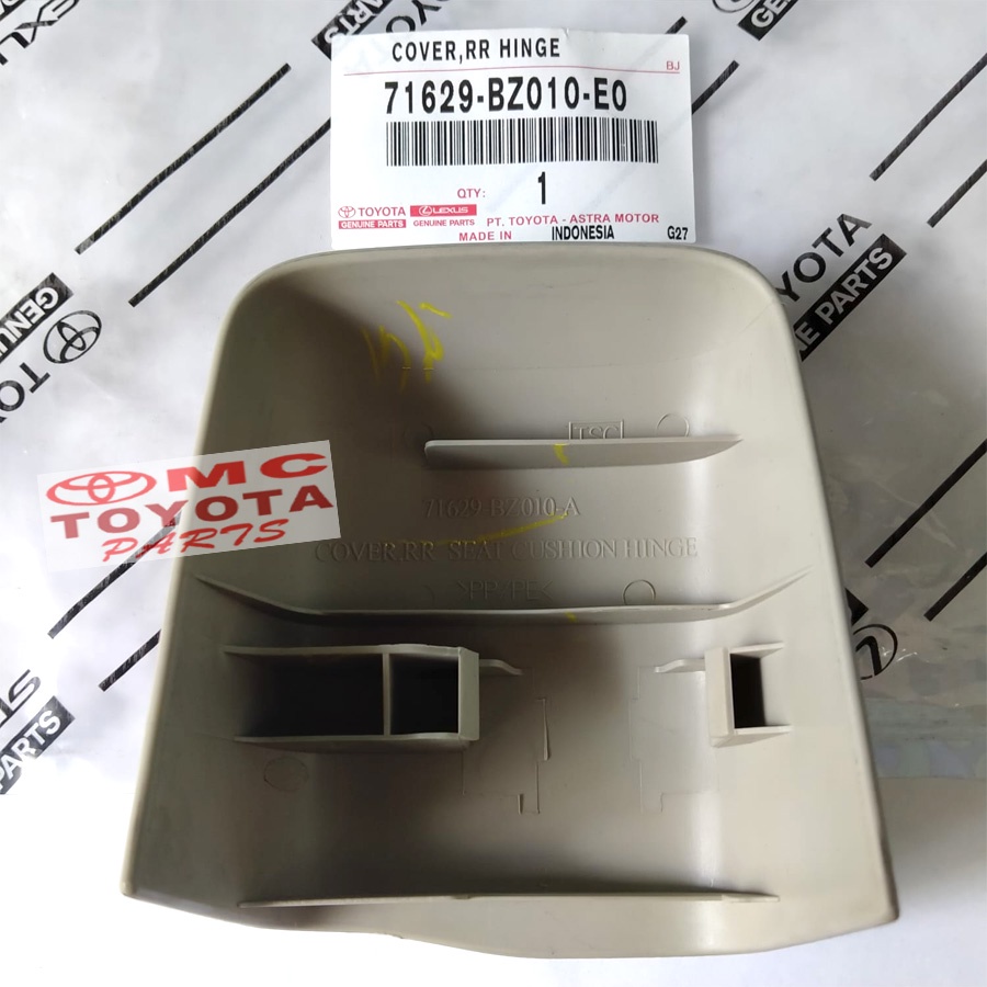 Tutup Cover Stelan Jok Tengah Avanza Xenia 71629-BZ010-E0