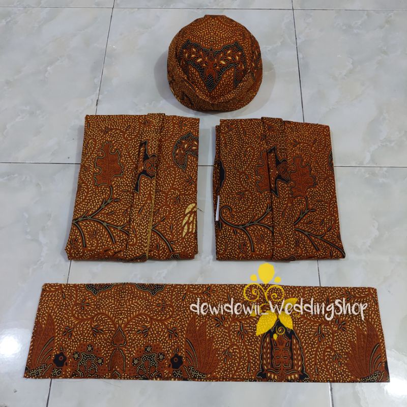 Baju Prewedding Adat Jawa - Solo Bordir, Motif Wahyu