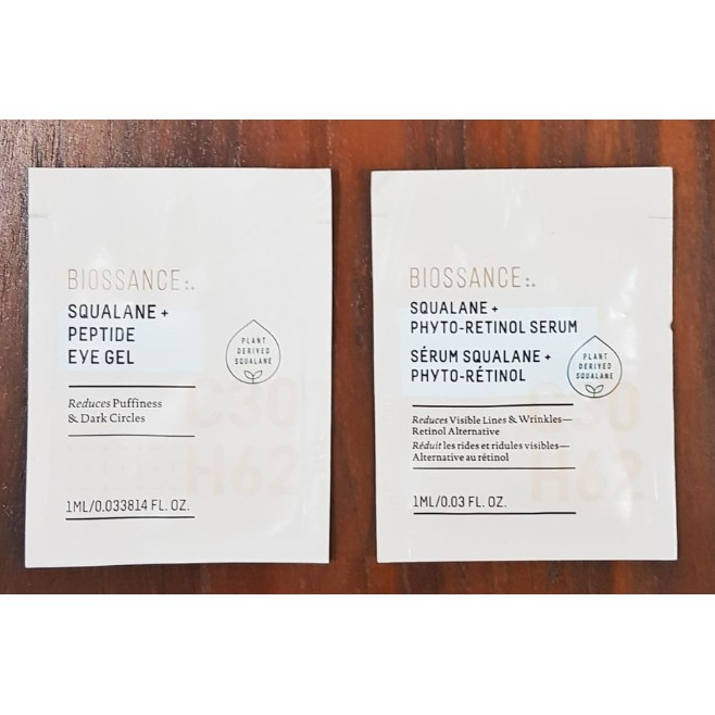 BIOSSANCE SQUALANE SKINCARE SAMPLE