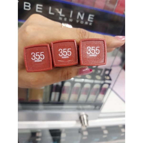 maybelline lipstik super stay matte ink spiced edition shaker 355